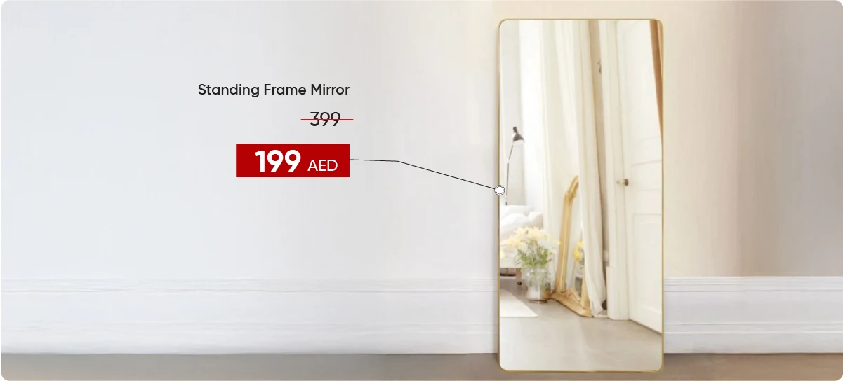 11:11-DB-Standing Frame Mirror