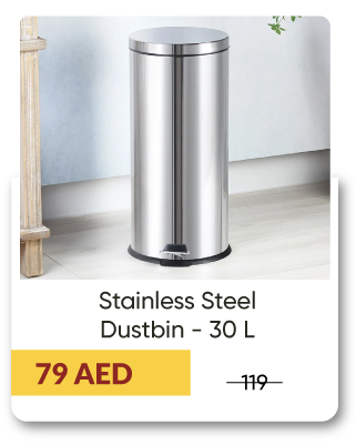 MRSSU-SD-SS Steel Dustbin 30 L