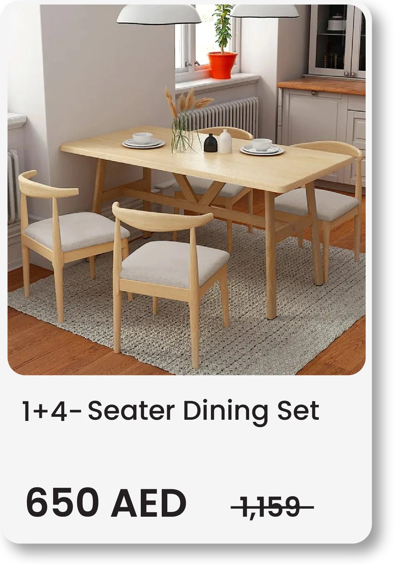 SDQ-Sept- Dining Set 1+4S