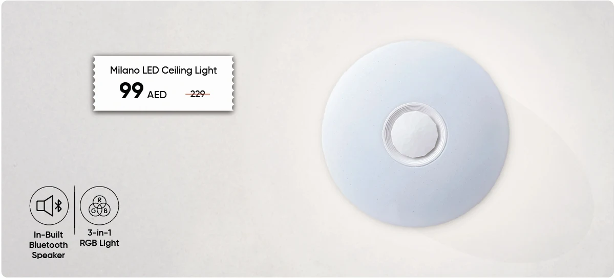 HFU-Oct-DB-LED Ceiling Light