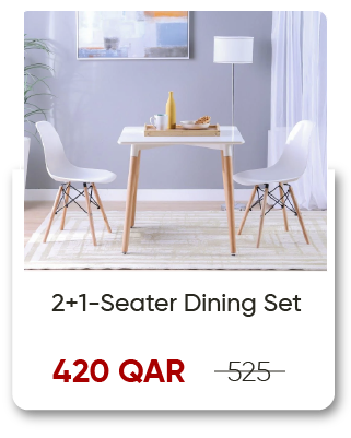 NYOQ-SD-1+2 Seater Dining Set