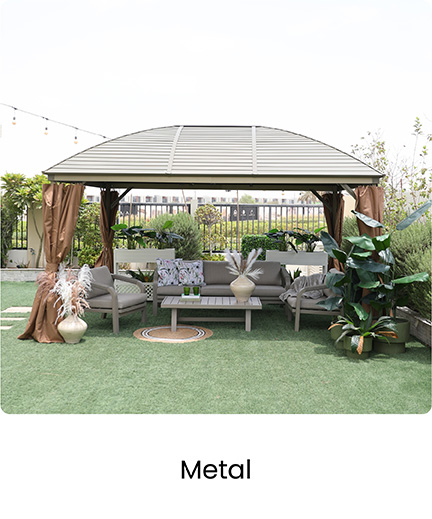 Metal gazebo