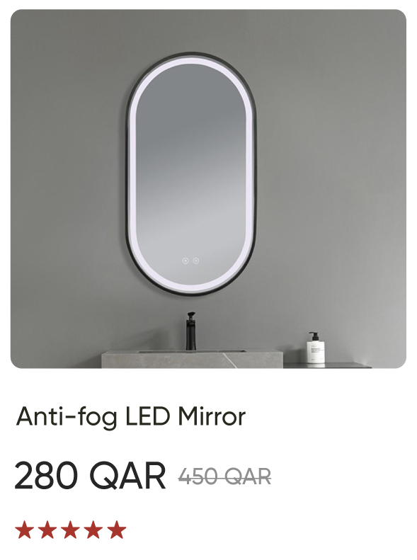 ROQ-SD-Anti-fog LED Mirror