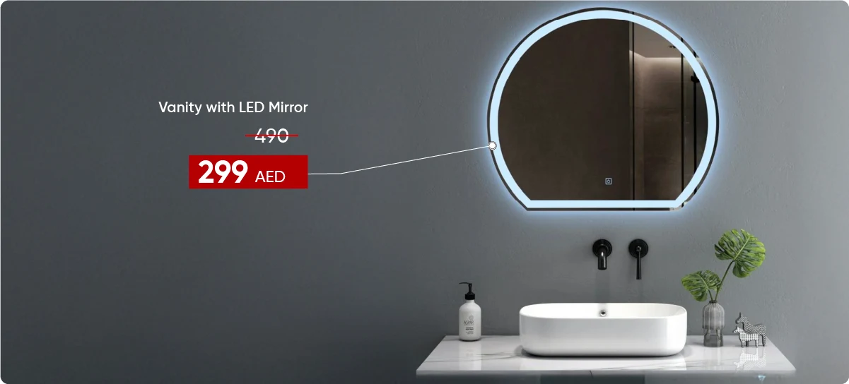 11:11-DB-Vanity W LED Mirror