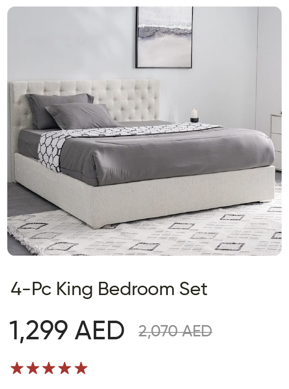 U25R-SD-4 Pc King Bedroom Set