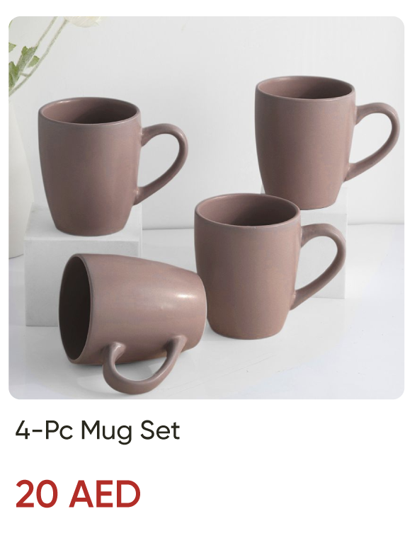 ROU-SD-4-Pc Mug Set 