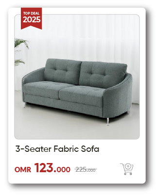 SSWO-SD-3 Seater Fabric Sofa1