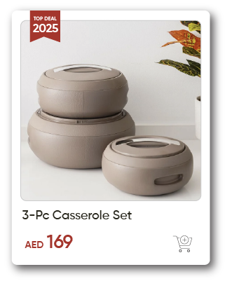 EHU-SD-3Pc Casserole Set