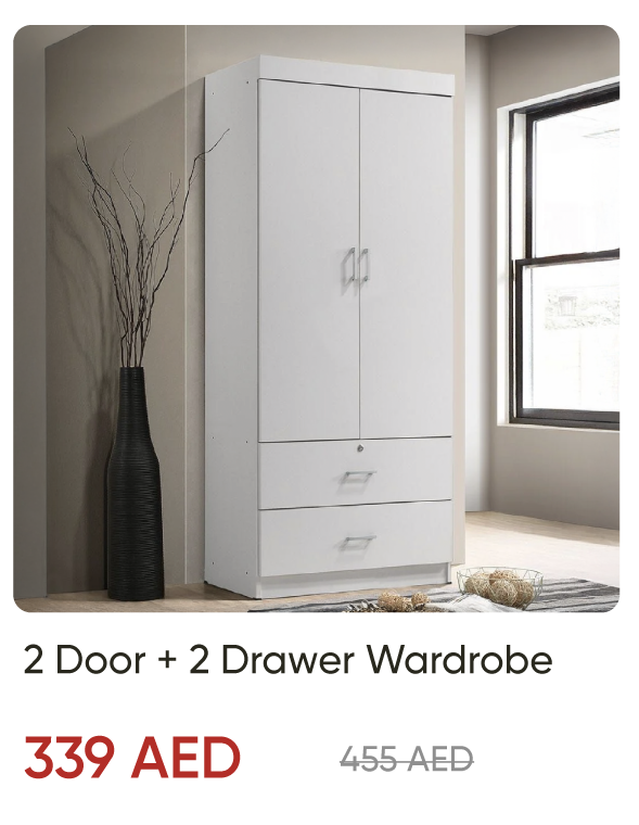 ROU-SD-2D +2 Drawer Wardrobe