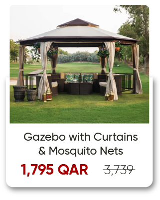 NYOQ-SD-Gazebo W Curtains &Net