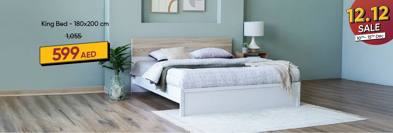 12:12U-CB-King Bed -180x200 cm