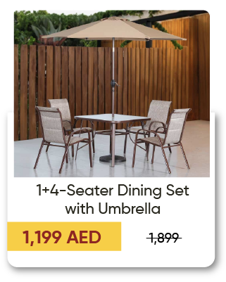 G25-SD-1+4S Dining W Umbrella