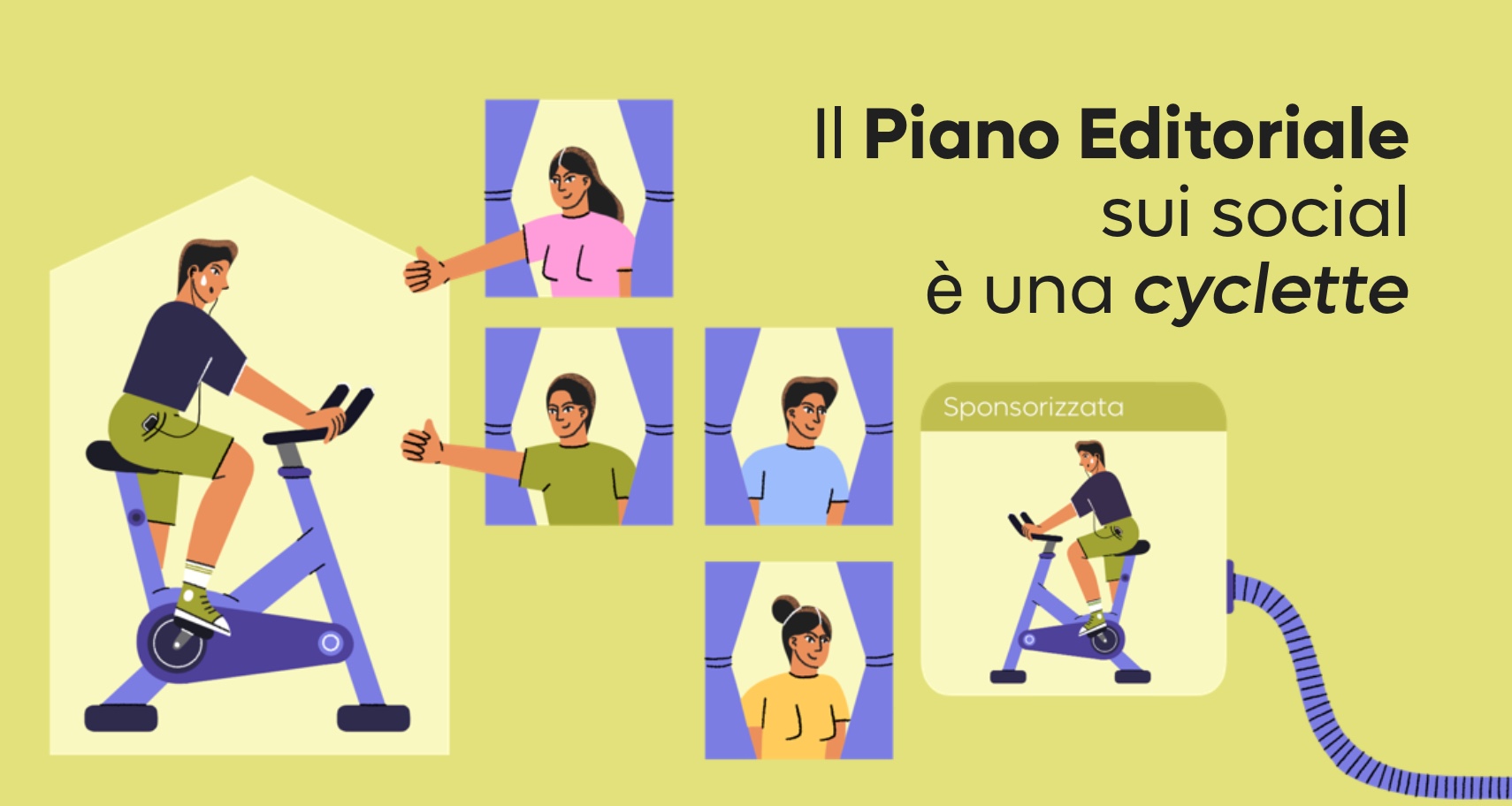 Il Piano Editoriale è una cyclette image
