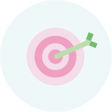 pink target icon