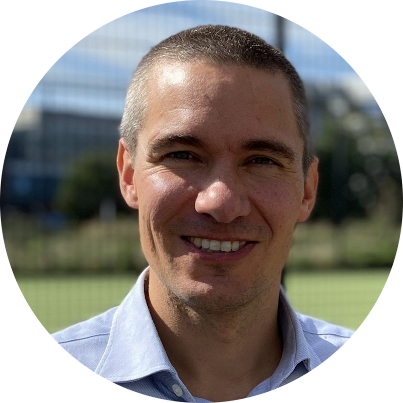 A headshot of Jamie Masraff, Chief Executive of OnSide.