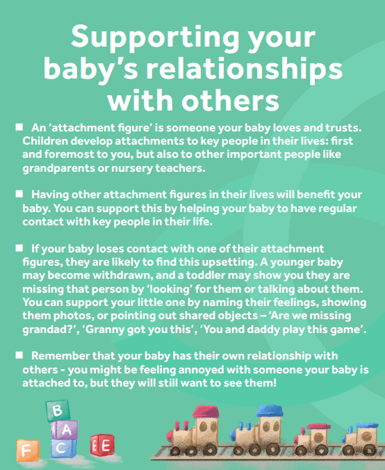 Supporting your baby's relationships with others