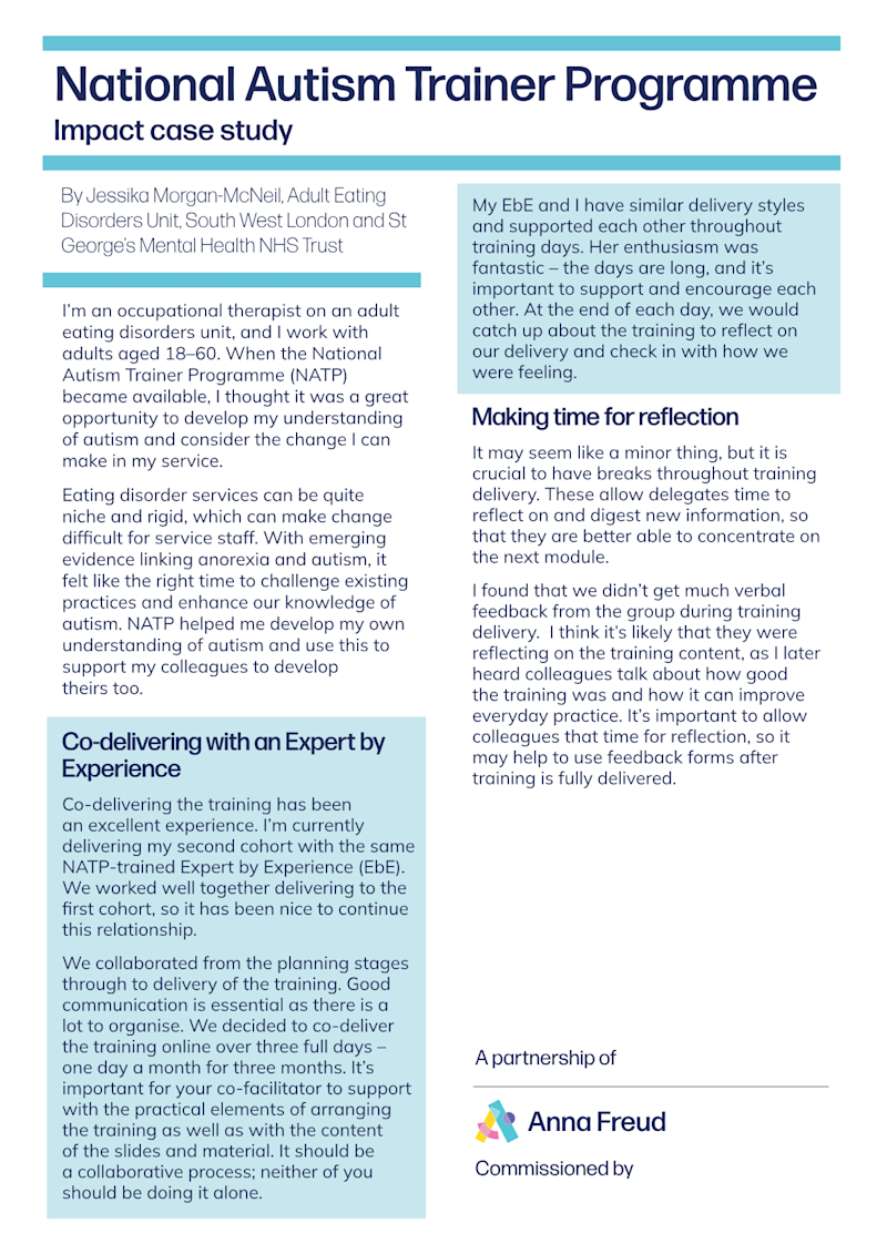 Frontify Folder path: Contentful images / Training and events / National Autism Trainer Programme / Impact case studies
Frontify API ID: eyJpZGVudGlmaWVyIjo0MDI3LCJ0eXBlIjoiYXNzZXQifQ==
Frontify ID: 4027
Frontify S3 URL: KA8cQkxZthqG8shbiC2K.pdf