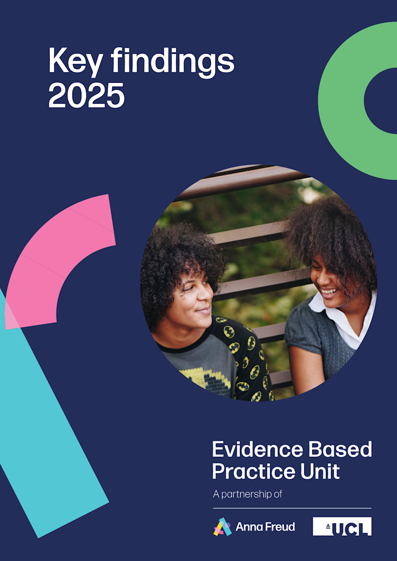 Anna Freud's 2025 key research findings booklet.

Frontify Folder path: Contentful images / Research / EBPU

Frontify API ID: eyJpZGVudGlmaWVyIjo0NDIzLCJ0eXBlIjoiYXNzZXQifQ==

Frontify ID: 4423

Frontify S3 URL: FFkNzacm5YYutzehYy6F.pdf