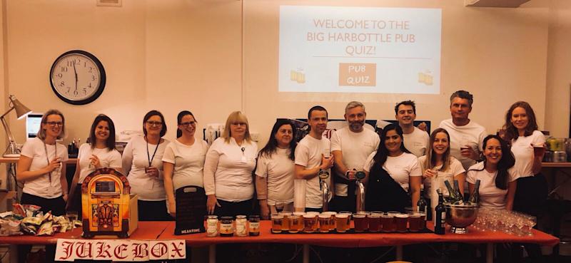 big harbottle pub quiz charity picture