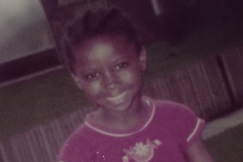 A photograph of Nana Owusu as a child.