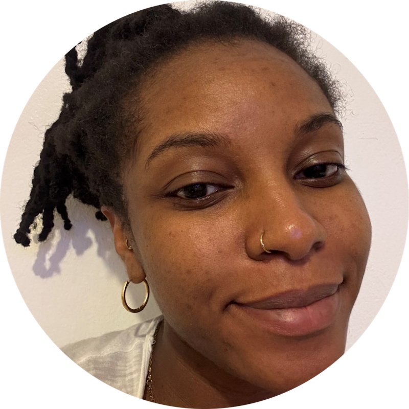 Tanya Odamtten close-up headshot, smiling