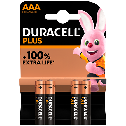 AAA Duracell Plus 