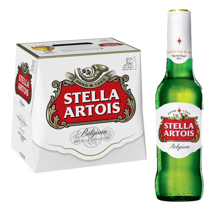 Stella Artois 12pk 11.2oz Btl 5.2% ABV