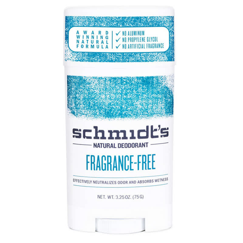 Schmidt's Natural Deodorant Fragrance Free 3.25oz