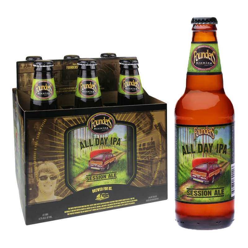 Founders All Day IPA 6-pack of bottles