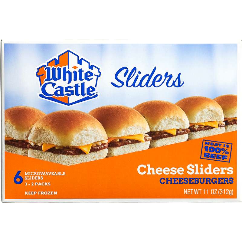 White Castle cheeseburger sliders, 6 pack
