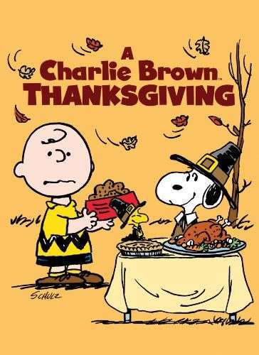 Movie poster for A Charlie Brown Thanksgiving