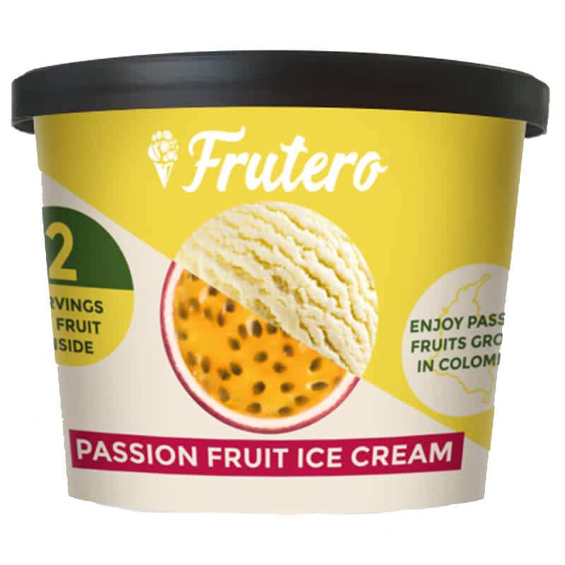 Frutero passionfruit ice cream
