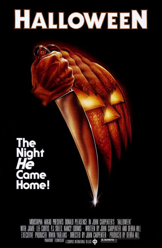 Movie poster for Halloween by John Carpenter