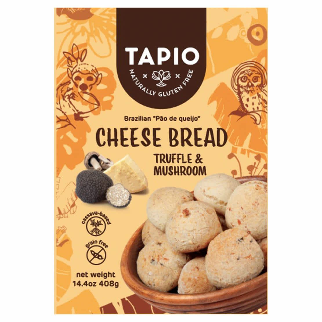Tapio cheese bread mushroom