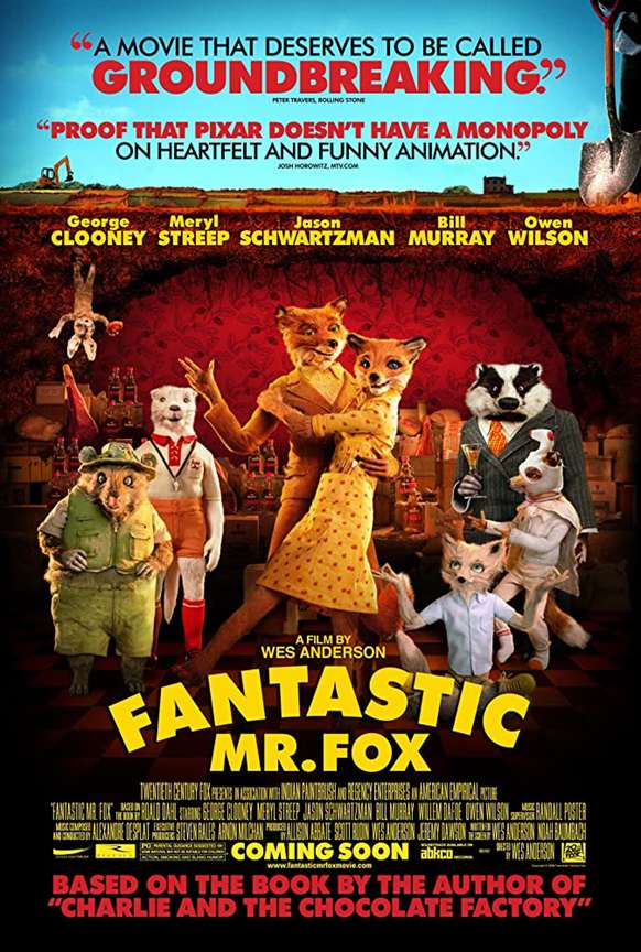 Movie poster for Fantastic Mr. Fox