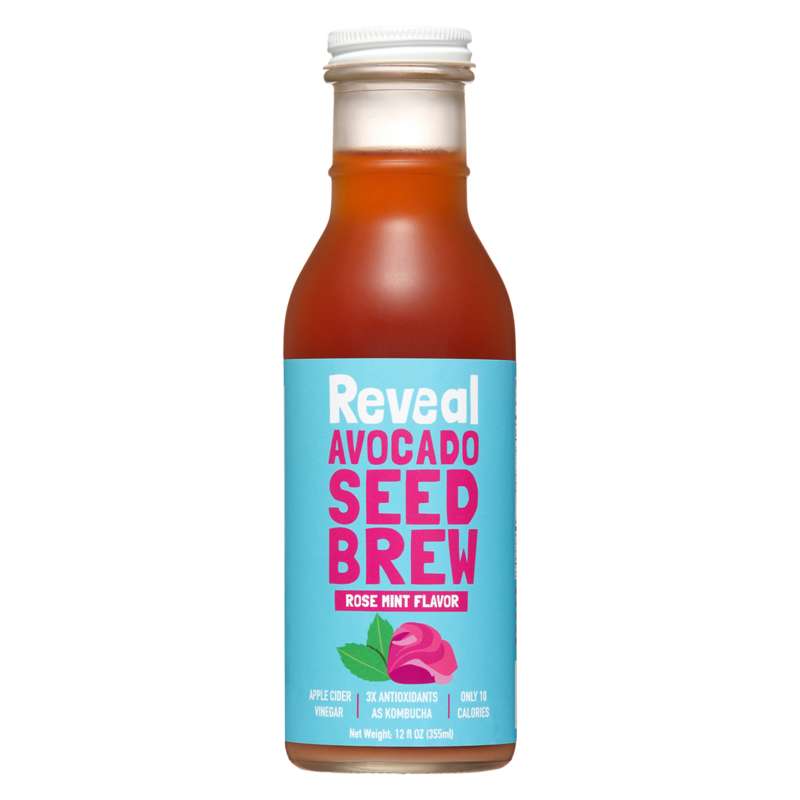 Reveal avocado seed brew rose mint