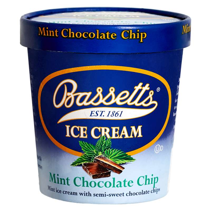 Bassets Mint Chocolate Chip Ice Cream