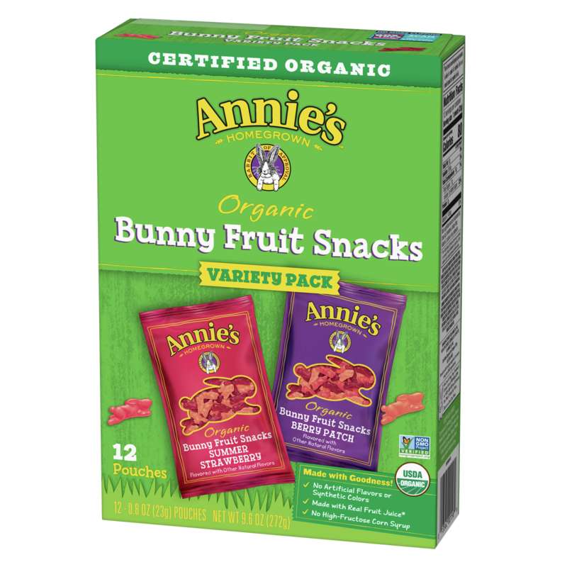 Annie's Homegrown Fruit Snacks Variety Pack 12ct