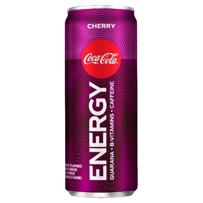 A can of Coca Cola Energy, Cherry flavor