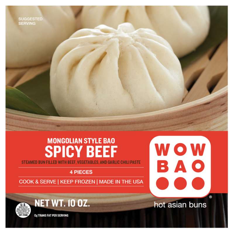 Wow Bao spicy mongolian beef buns