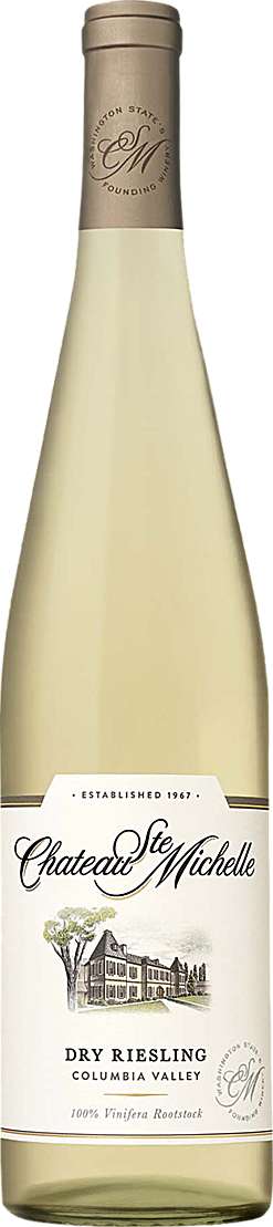 Bottle of Chateau Ste Michelle Dry Riesling