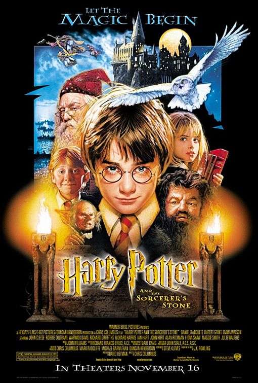 Movie poster for Harry Potter and the Sorcerer's Stone