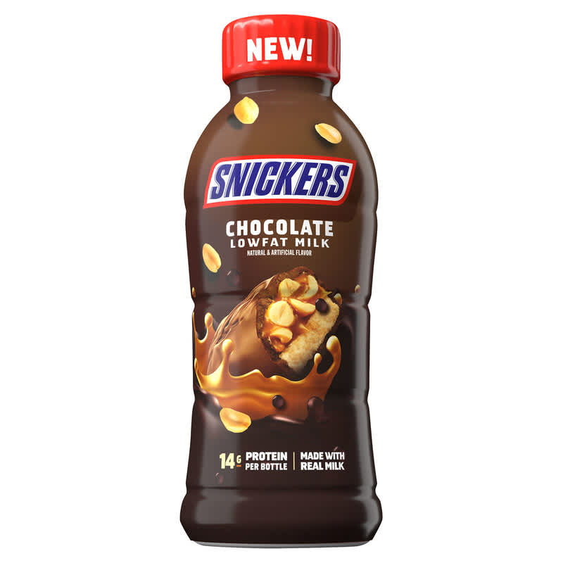 Snickers Chocolate Lowfat Milk 14oz Btl