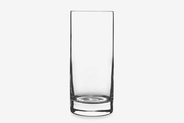 Highball glass on a grey background