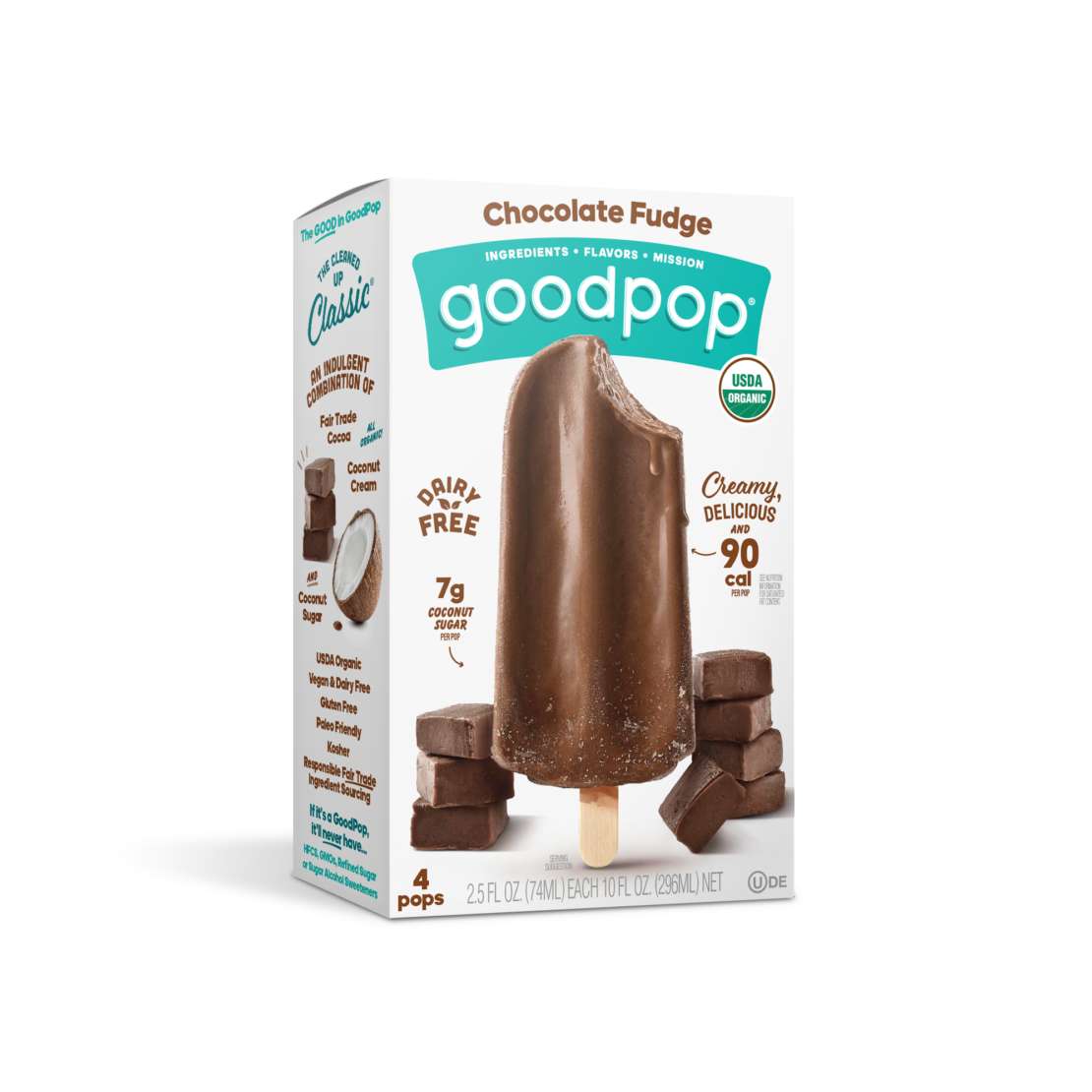 GoodPop Chocolade Fudge ice cream