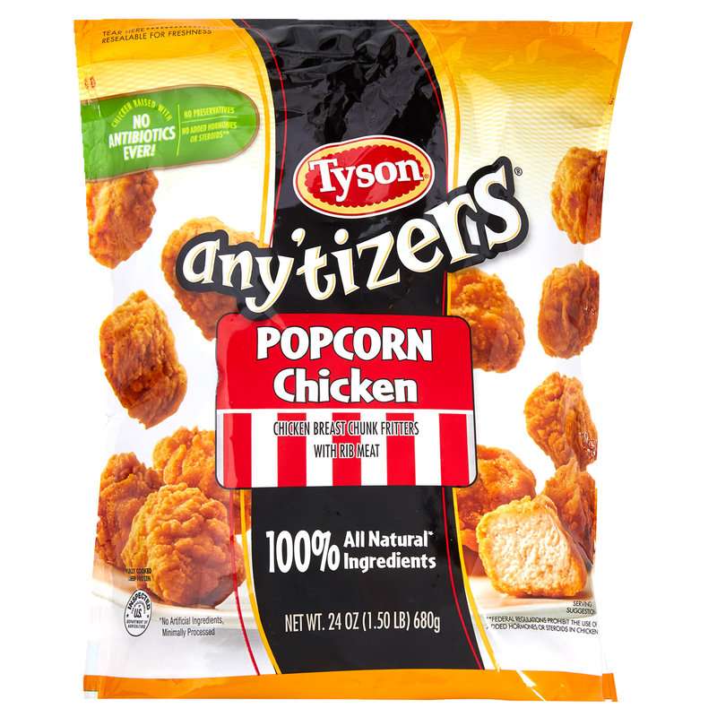 Tyson Any’tizers Popcorn Chicken Chunks 24-ounce bag