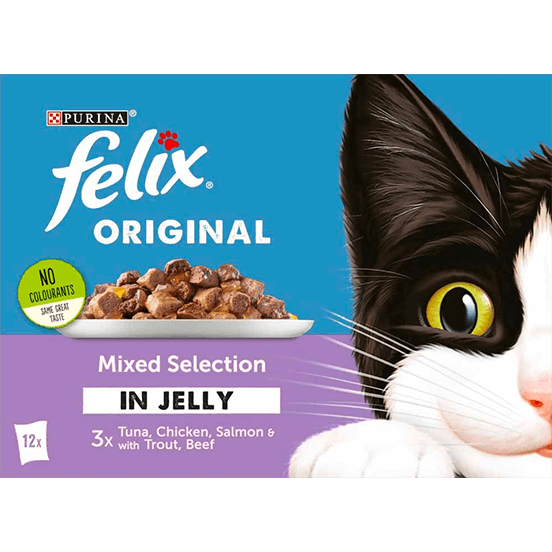 Purina Felix Original Cat Food In Jelly