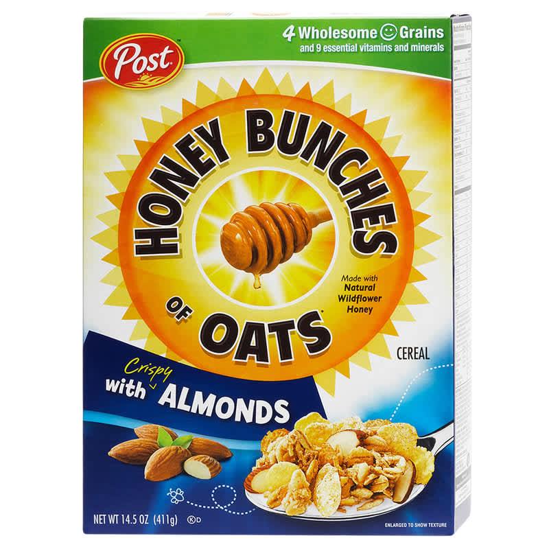 Post Honey Bunches of Oats with Almonds Cereal 14.5oz