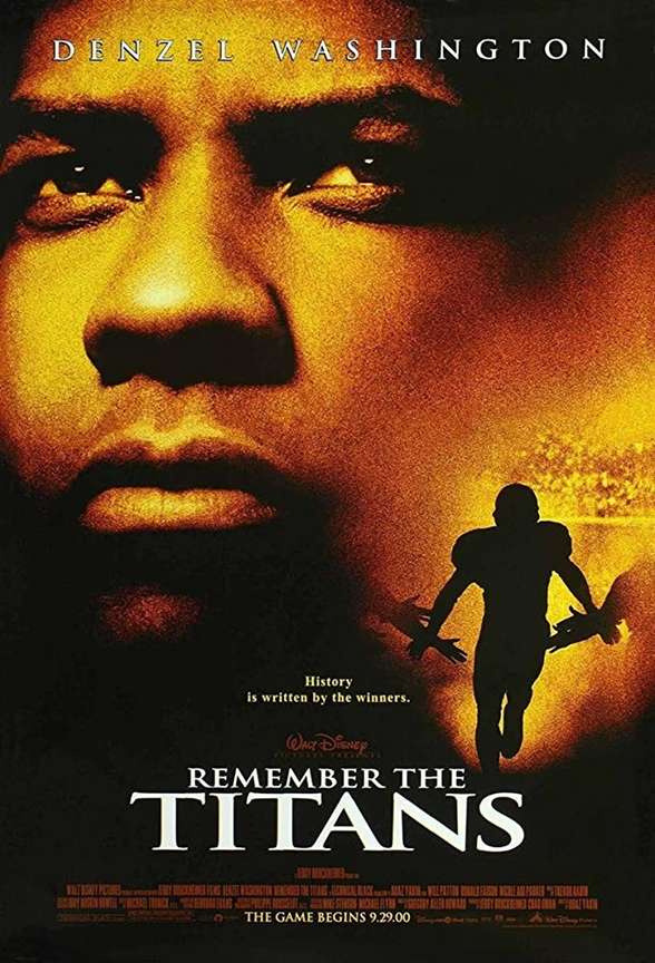 Movie poster for Remember the Titans