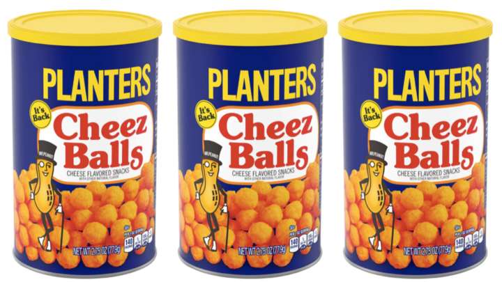 Planters Cheez Balls containers